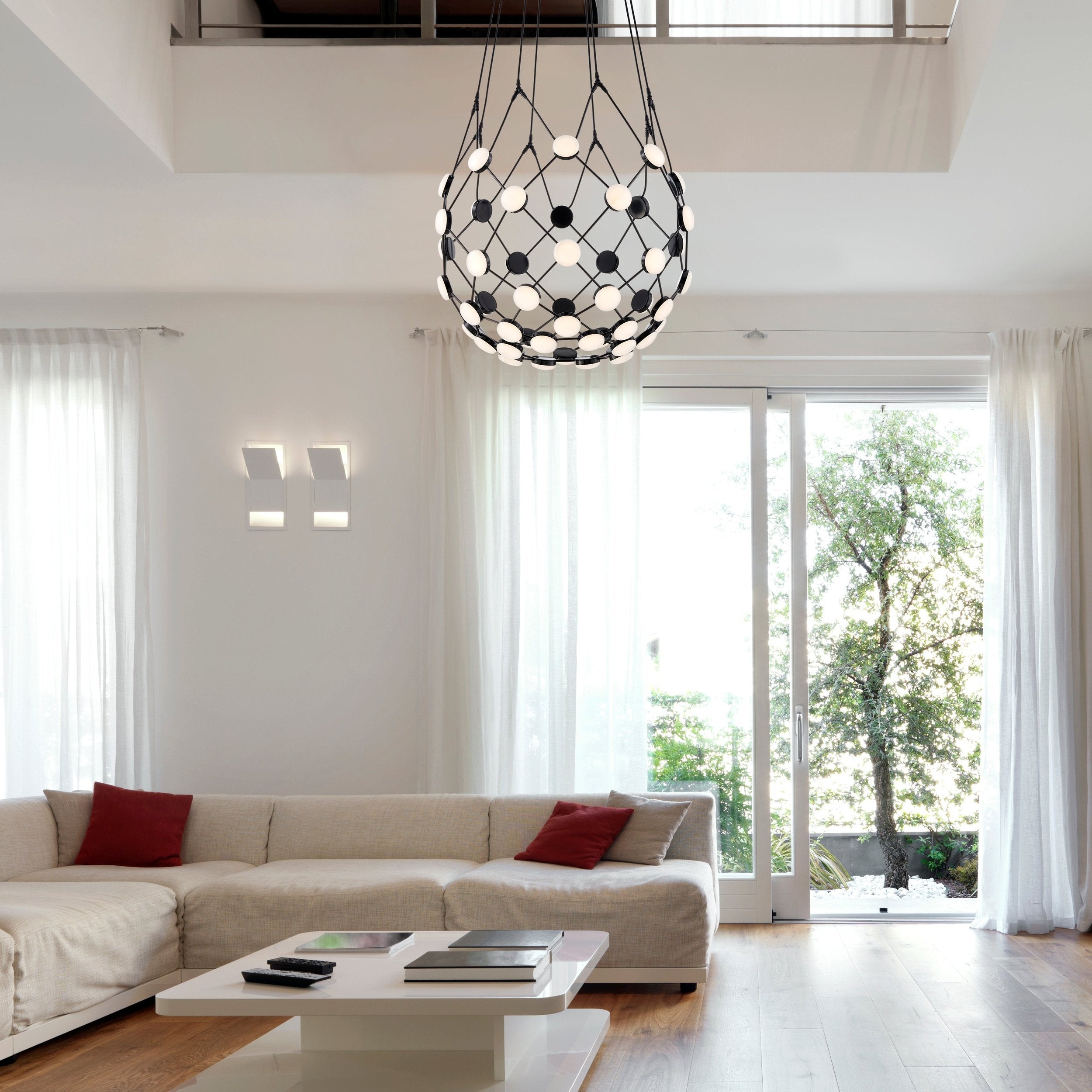 Black basket chandelier on sale