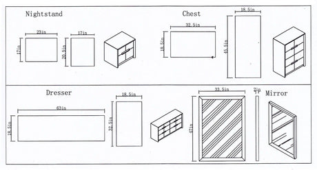 Copenhagen Modern Bedroom Set in Gray by J&M Furniture J&M Furniture