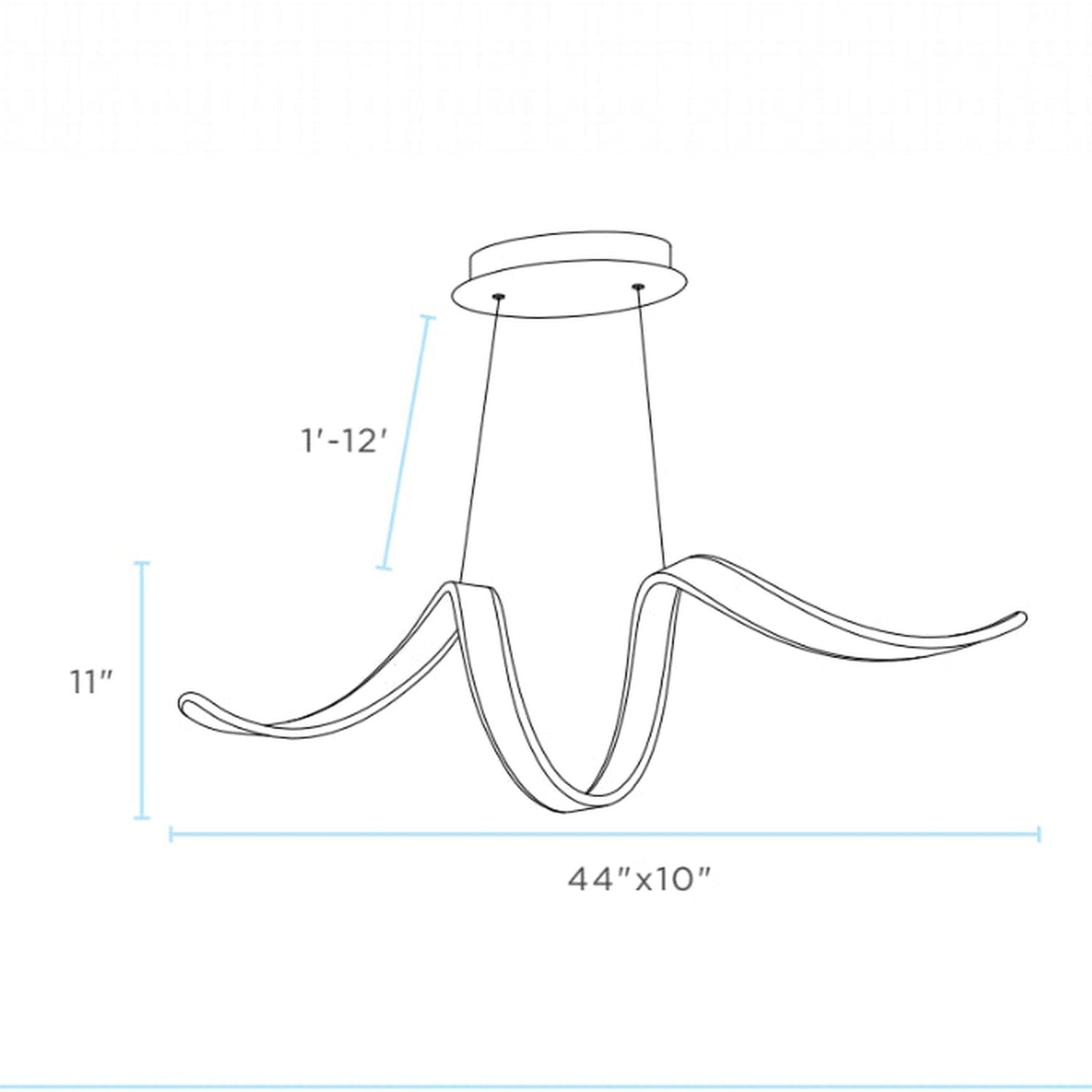 Copenhagen LED Chandelier // Chrome - Home Elegance USA