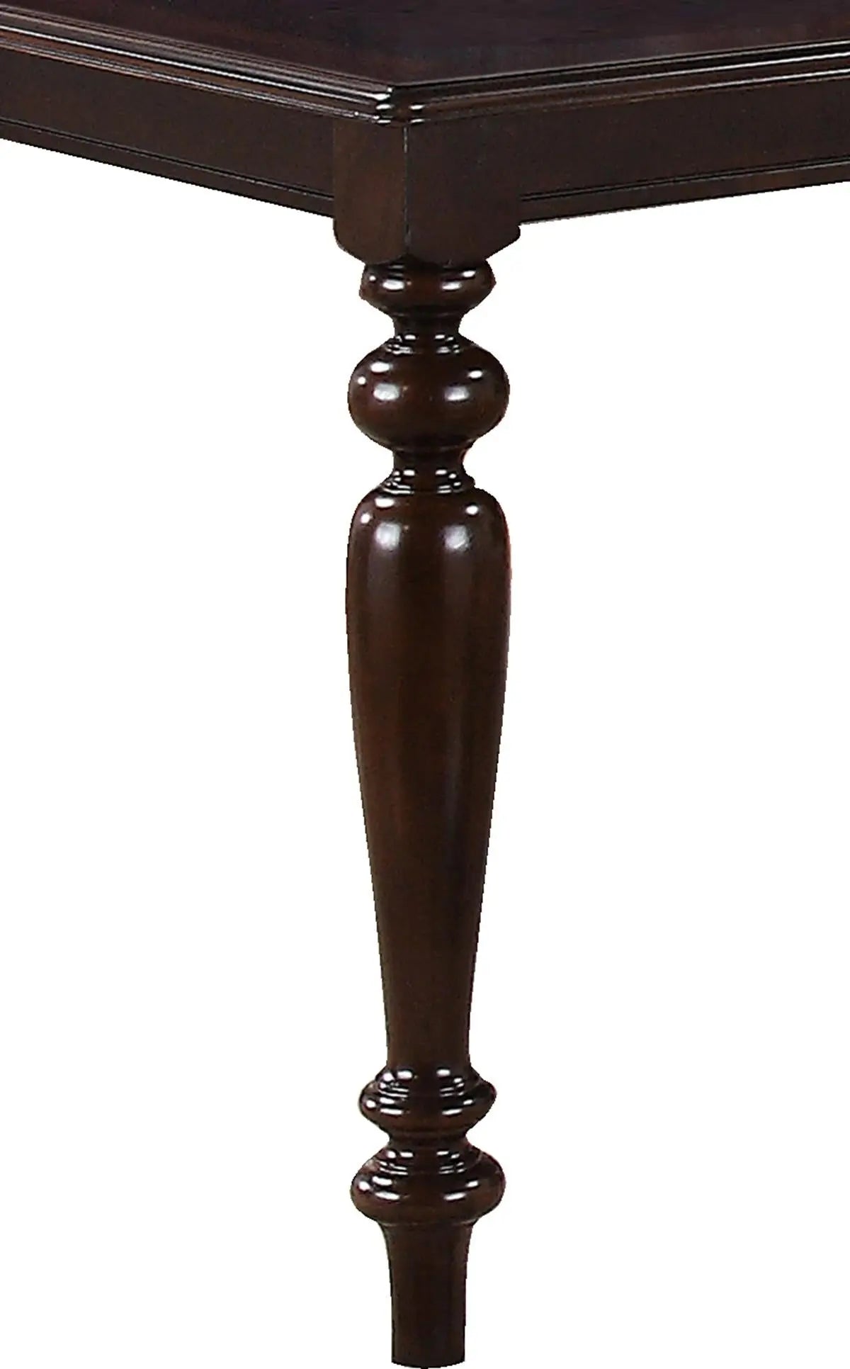 Zora Transitional Style Dining Table in Cherry finish Wood - Home Elegance USA