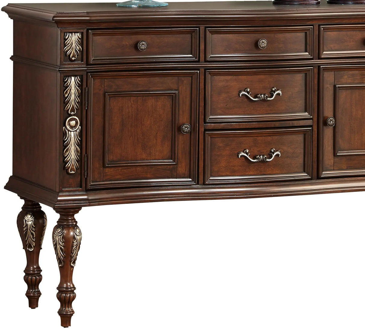 Rosanna Traditional Style Dining Server in Cherry finish Wood - Home Elegance USA