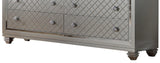 Shiney Contemporary Style Dresser in Silver finish Wood - Home Elegance USA
