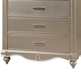 Faisal Transitional Style Chest in Champagne finish Wood - Home Elegance USA