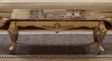 Majestic Transitional Style Coffee Table In Gold Finish Wood | Cosmos