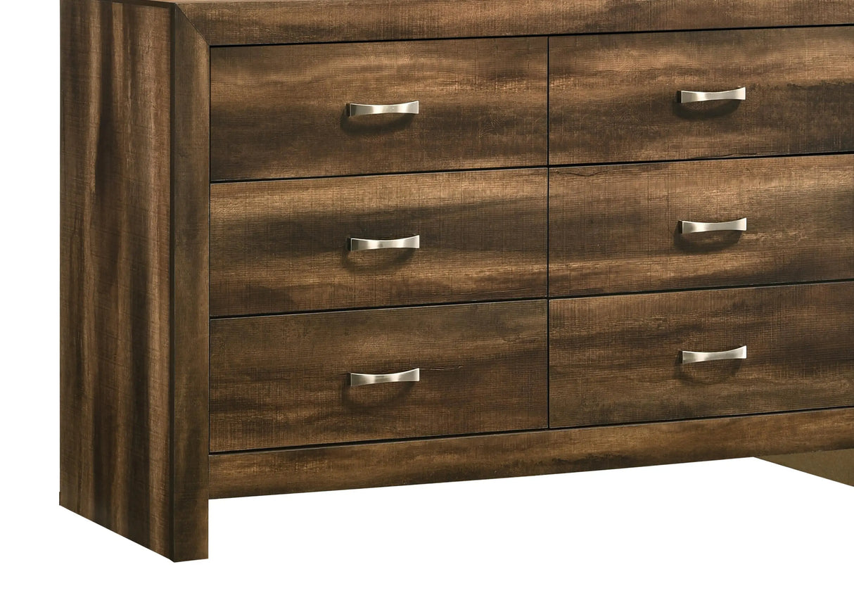 Yasmine Brown Modern Style Dresser in Espresso finish Wood - Home Elegance USA