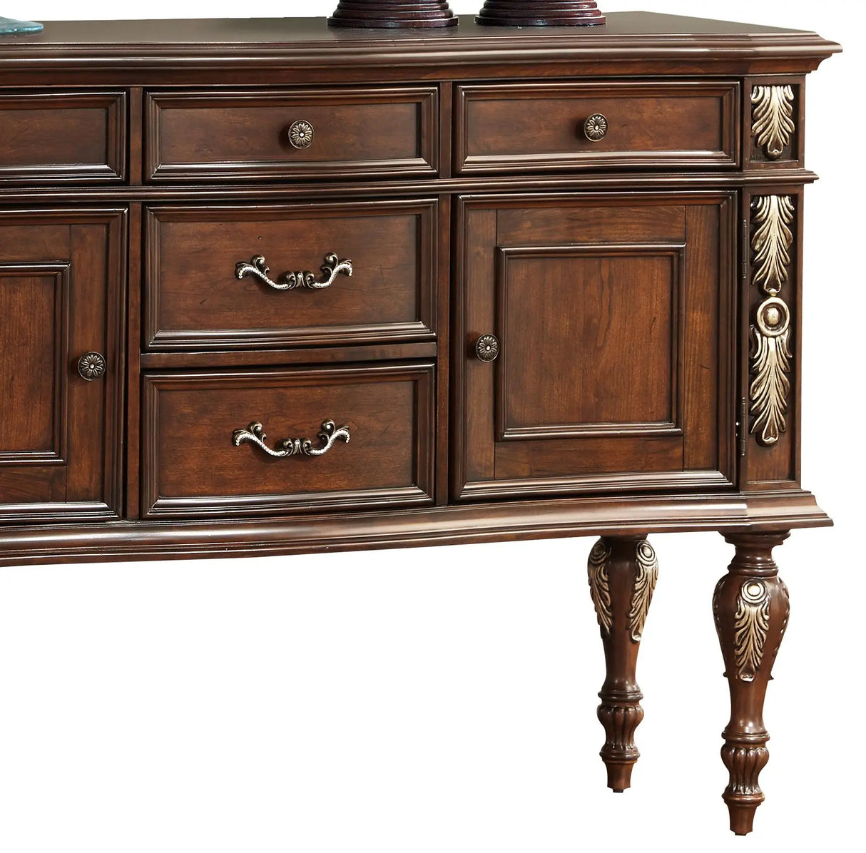 Rosanna Traditional Style Dining Server in Cherry finish Wood - Home Elegance USA