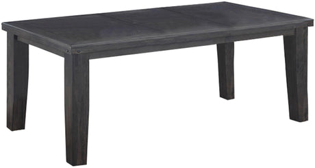 Bailey Transitional Style Dining Table in Gray finish Wood - Home Elegance USA