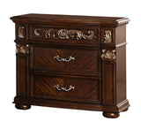 Aspen Traditional Style Nightstand In Cherry Finish Wood | Cosmos | Home Elegance USA