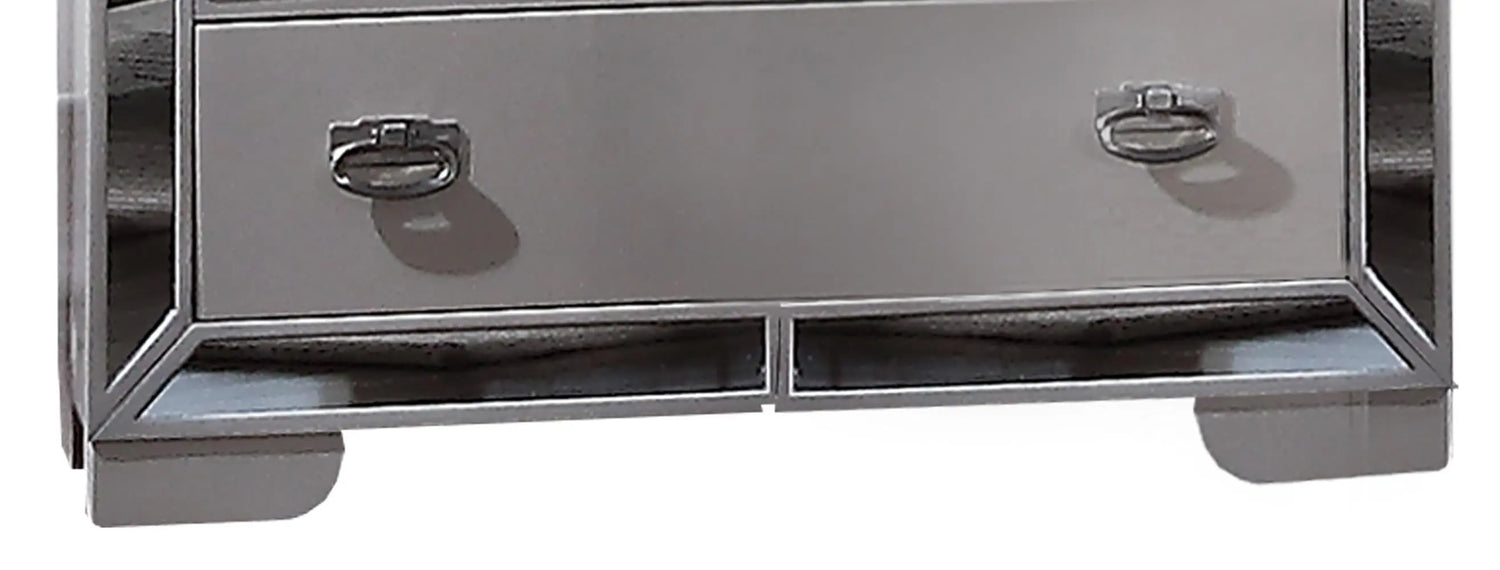 Gloria Contemporary Style Chest in White finish Wood - Home Elegance USA