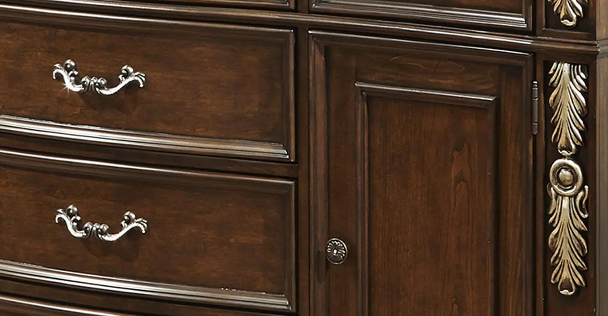 Rosanna Traditional Style Dining Buffet in Cherry finish Wood - Home Elegance USA