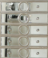 Brooklyn Contemporary Style Chest In Silver Finish Wood | Cosmos | Home Elegance USA