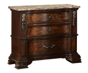 Santa Monica Traditional Nightstand – Cherry Wood Finish | Cosmos