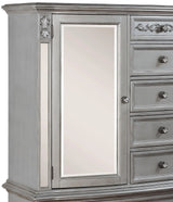 Pamela Traditional Style Chest in Silver finish Wood - Home Elegance USA