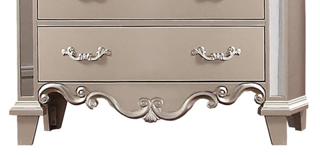 Sonia Contemporary Style Chest In Beige Finish Wood | Cosmos