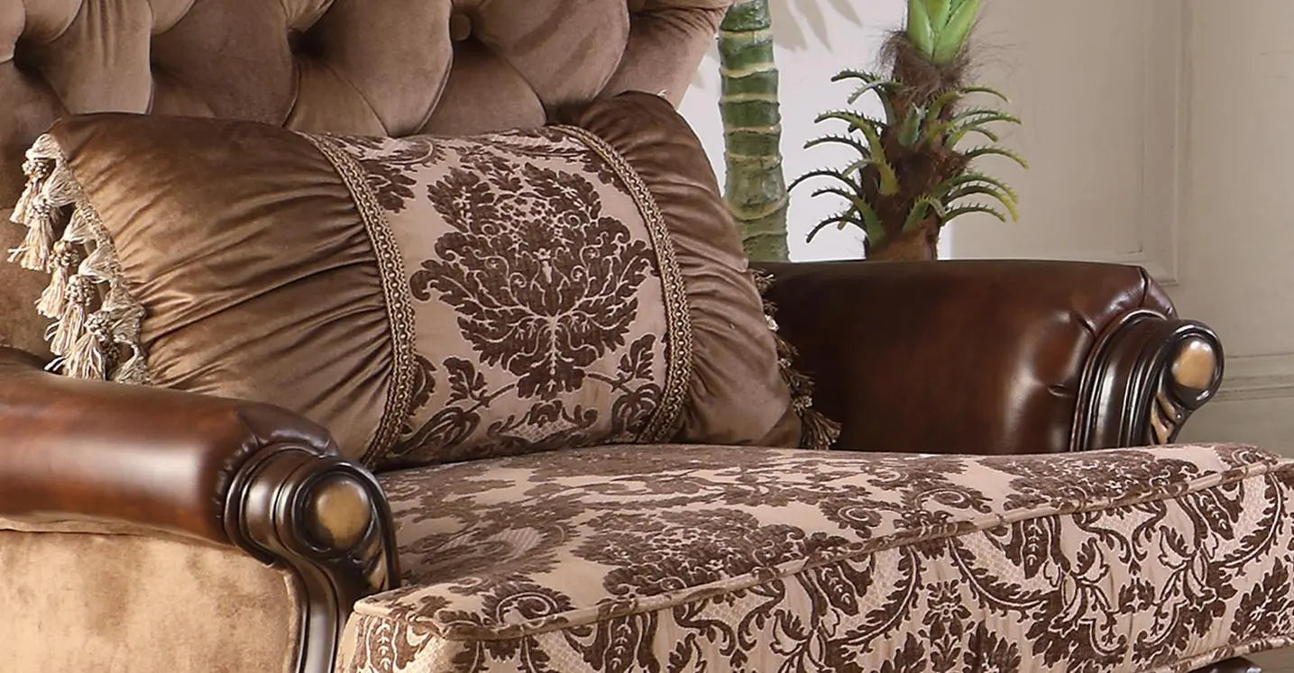 Phoenix Transitional Style Chair in Cherry finish Wood - Home Elegance USA