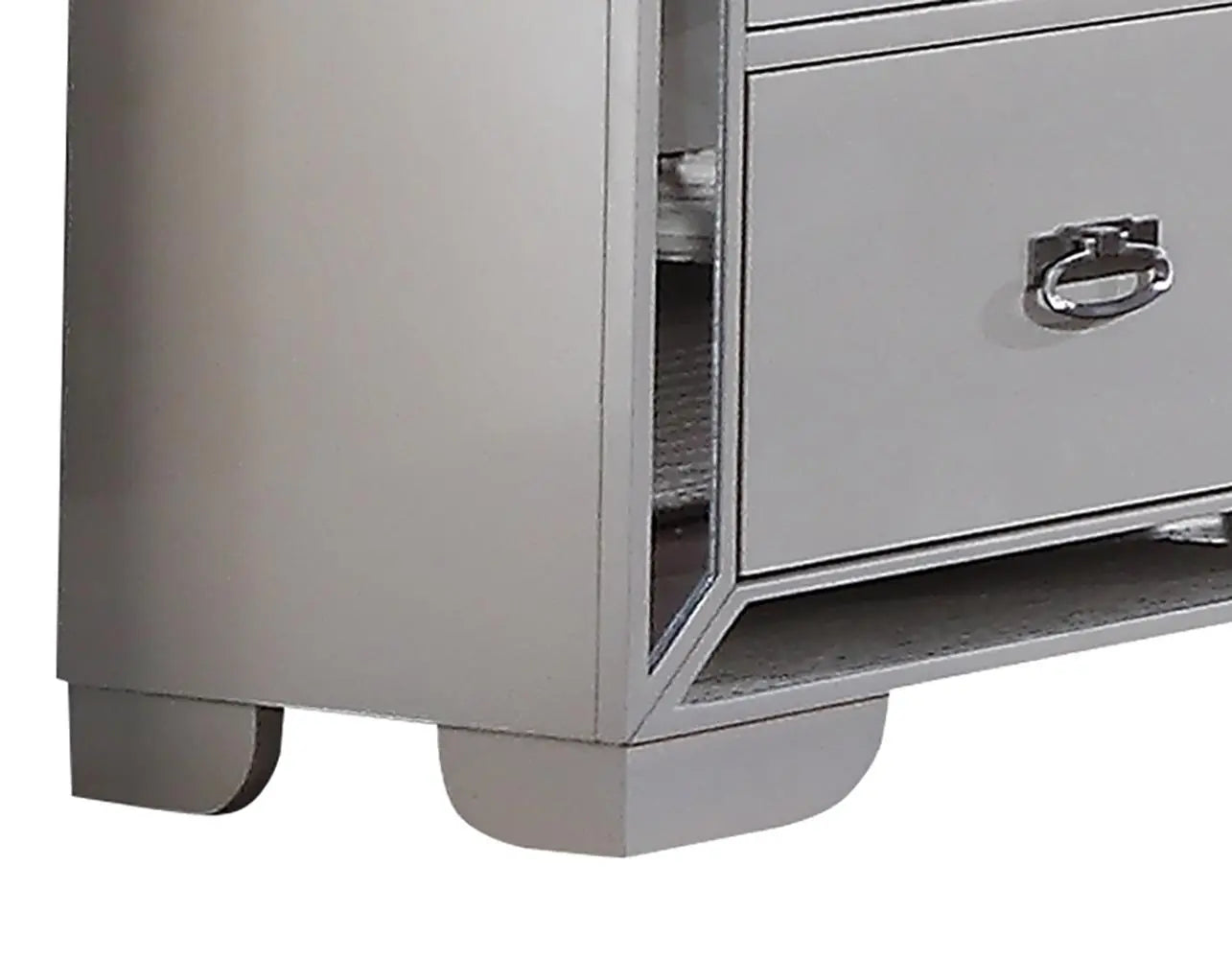 Gloria Contemporary Style Dresser in White finish Wood - Home Elegance USA