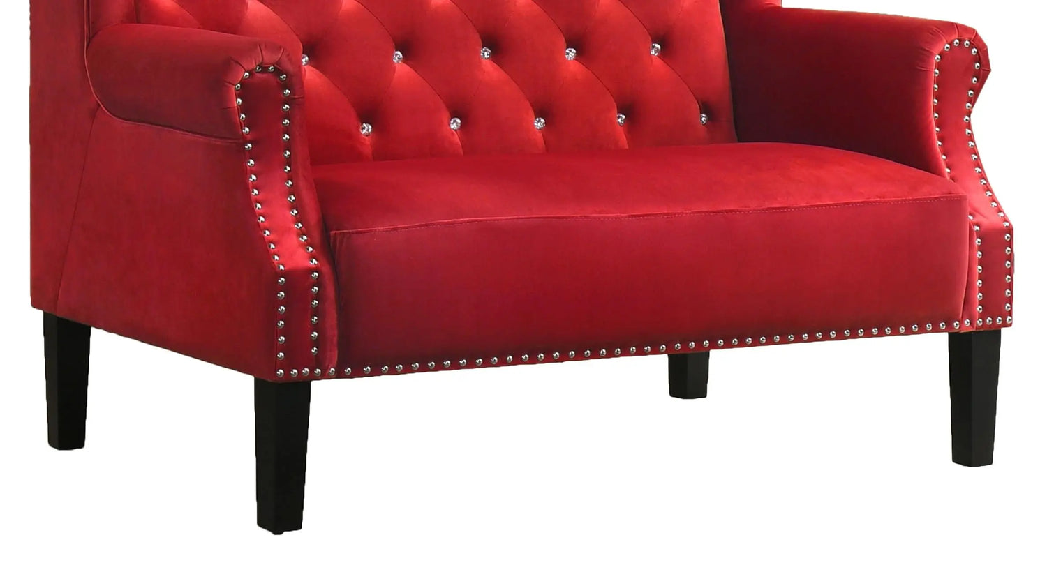 Lexi Transitional Style Red Accent Chair - Home Elegance USA