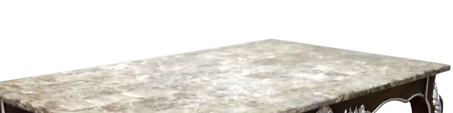 Monica Traditional Style Coffee Table in Cherry finish Wood - Home Elegance USA