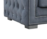 Zion Modern Style Gray Sofa with Steel legs - Home Elegance USA