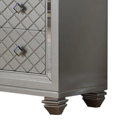 Shiney Contemporary Style Dresser in Silver finish Wood - Home Elegance USA