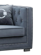 Zion Modern Style Gray Sofa with Steel legs - Home Elegance USA