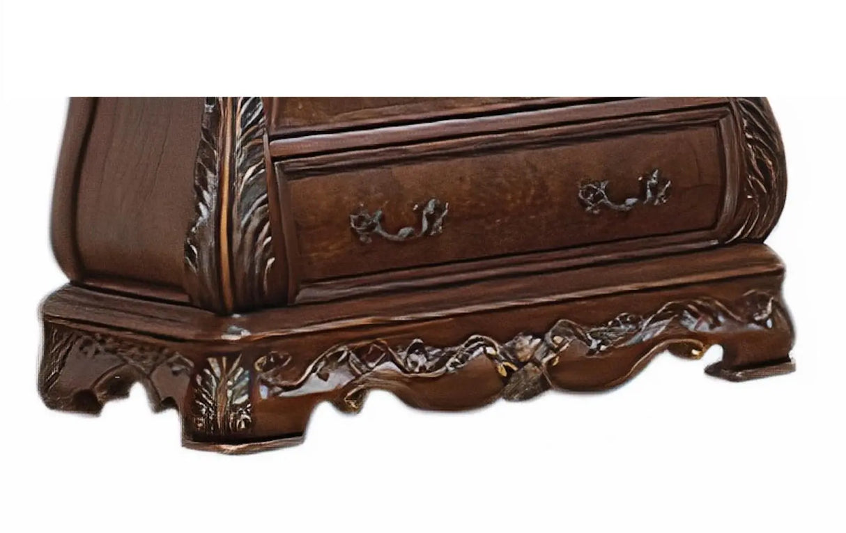 Cleopatra Traditional Style Chest in Cherry finish Wood - Home Elegance USA