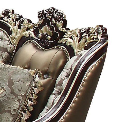 Monica Traditional Style Chair In Cherry Finish Wood | Cosmos