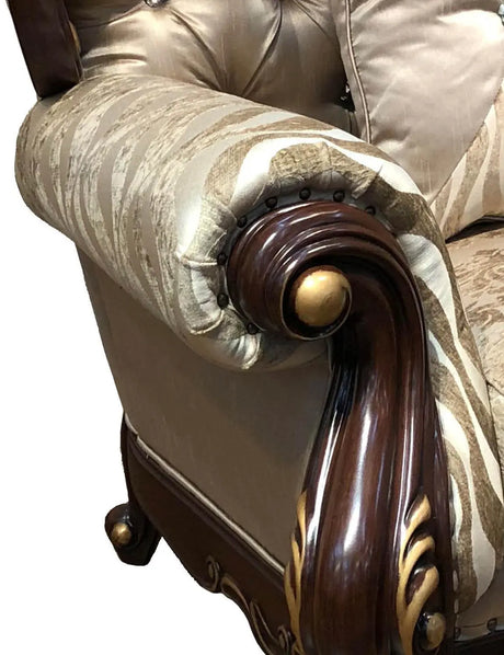 Jade Traditional Style Chair In Cherry Finish Wood | Cosmos