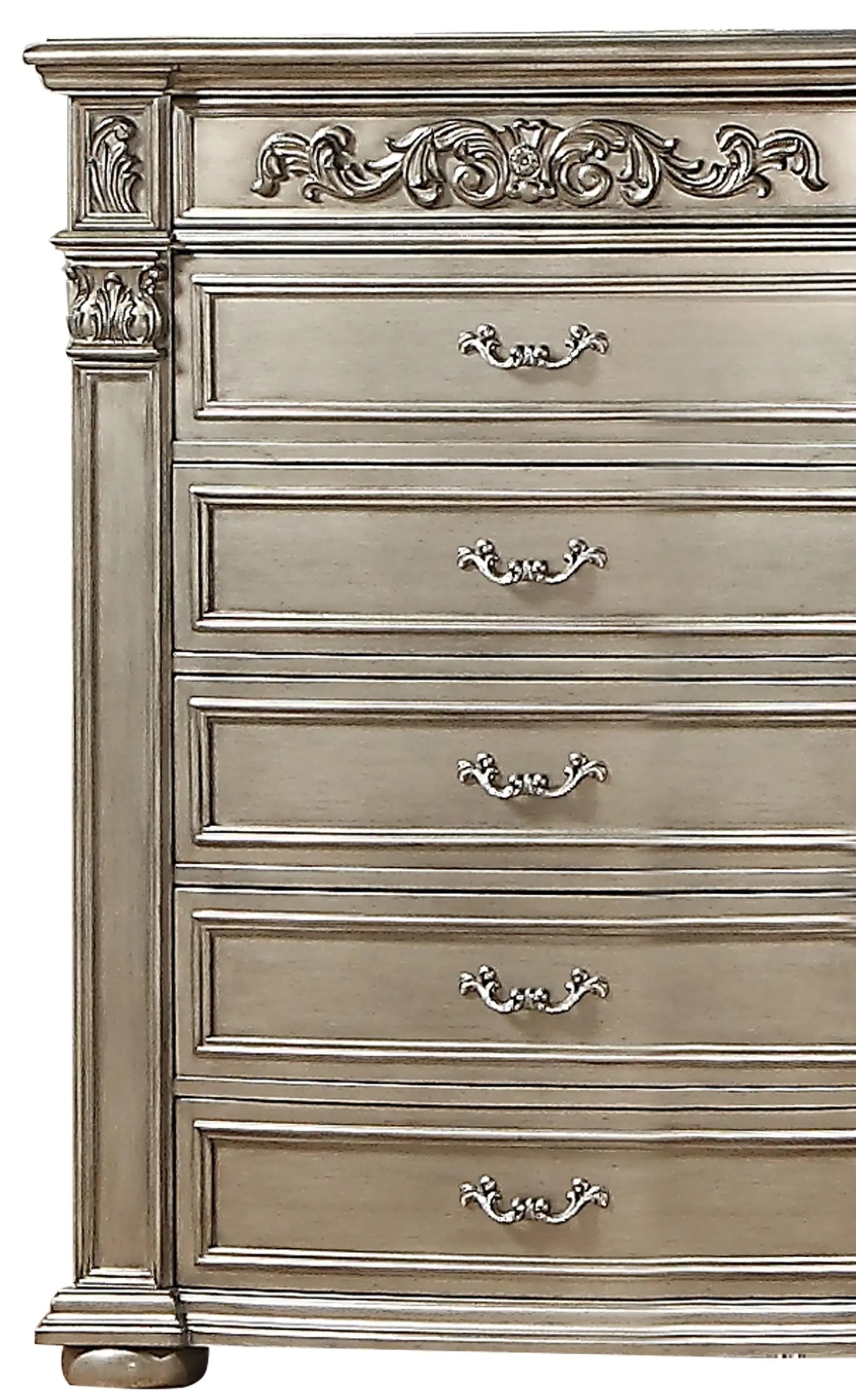 Platinum Traditional Style Chest in Gold finish Wood - Home Elegance USA