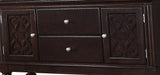 Zora Transitional Style Dining Server in Cherry finish Wood - Home Elegance USA