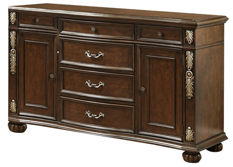 Rosanna Traditional Style Dining Buffet in Cherry finish Wood - Home Elegance USA