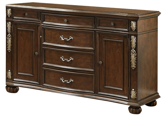 Rosanna Traditional Style Dining Buffet in Cherry finish Wood - Home Elegance USA