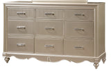Faisal Transitional Style Dresser in Champagne finish Wood - Home Elegance USA