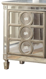 Brooklyn Contemporary Style Dining Server In Silver Finish Wood | Cosmos | Home Elegance USA