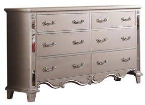 Sonia Contemporary Style Dresser In Beige Finish Wood | Cosmos