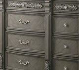 Silvy Transitional Style Dresser in Gray finish Wood - Home Elegance USA