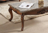 Anne Traditional Style Coffee Table In Cherry Finish Wood | Cosmos | Home Elegance USA