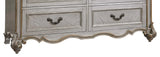 Melrose Transitional Style Dresser in Silver finish Wood - Home Elegance USA
