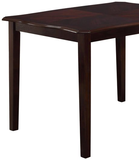 Bell Transitional Style Dining Set In Cherry Finish Wood | Cosmos