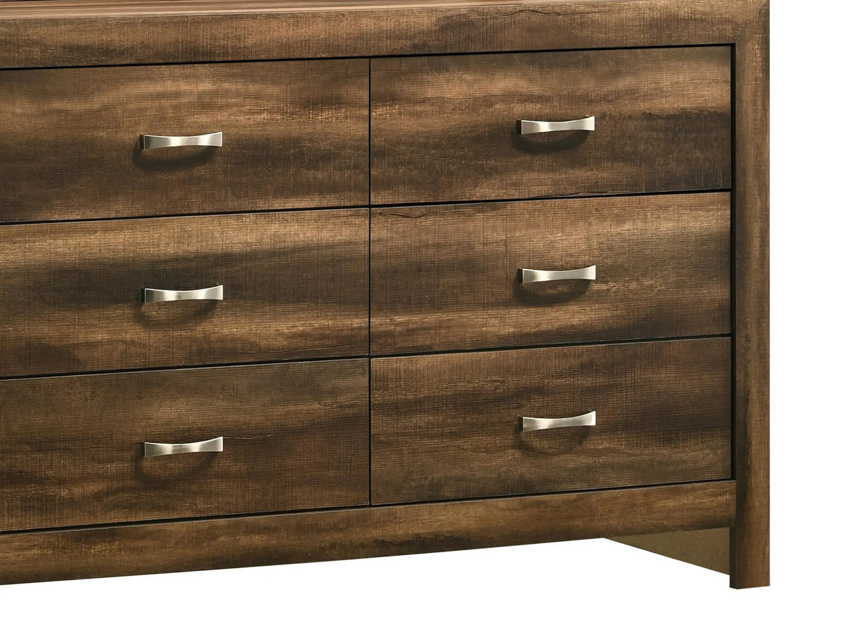 Yasmine Brown Modern Style Dresser in Espresso finish Wood - Home Elegance USA