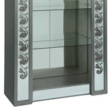 Eros Modern Style Cabinet with Metal Finish - Home Elegance USA