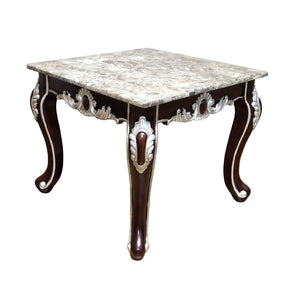 Monica Traditional Style End Table In Cherry Finish Wood | Cosmos
