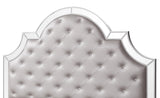 Grand Gloria Contemporary Style King Bed in White finish Wood - Home Elegance USA