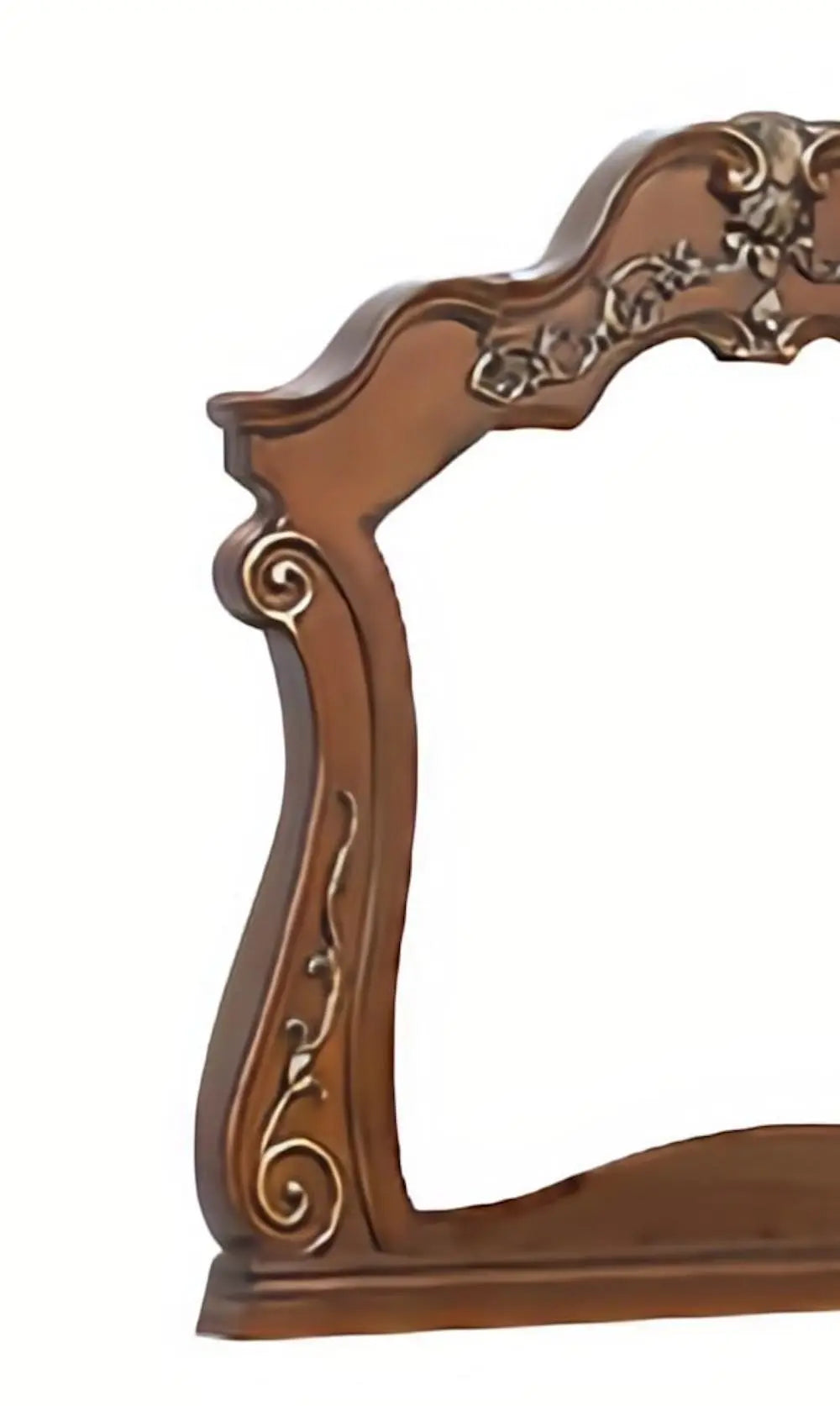 Cleopatra Traditional Style Mirror in Cherry finish Wood - Home Elegance USA