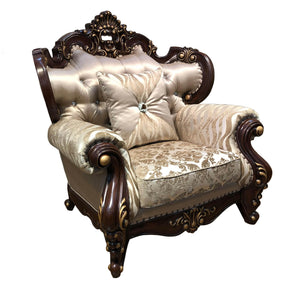Jade Traditional Style Chair In Cherry Finish Wood | Cosmos