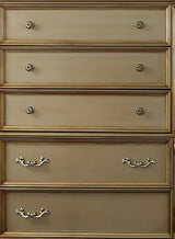 Miranda Transitional Style Chest in Gold finish Wood - Home Elegance USA