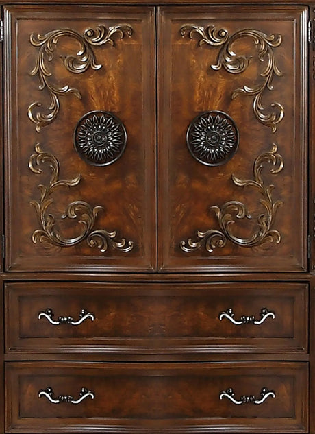 Santa Monica Traditional Style Chest In Cherry Finish Wood | Cosmos