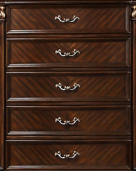 Aspen Traditional Style Chest In Cherry Finish Wood | Cosmos