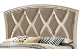 Faisal Transitional Style Queen Bed in Champagne finish Wood - Home Elegance USA