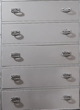 Gloria Contemporary Style Chest in White finish Wood - Home Elegance USA